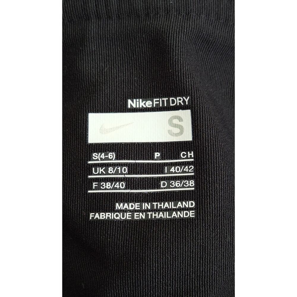 Nike Women's Fit Dry Wide Leg Flare Black Leggings Size S 30" inseam Logo Casual - Picture 2 of 9